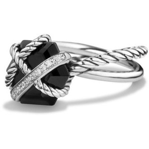 Petite Onyx Wire Wrapped Ring
