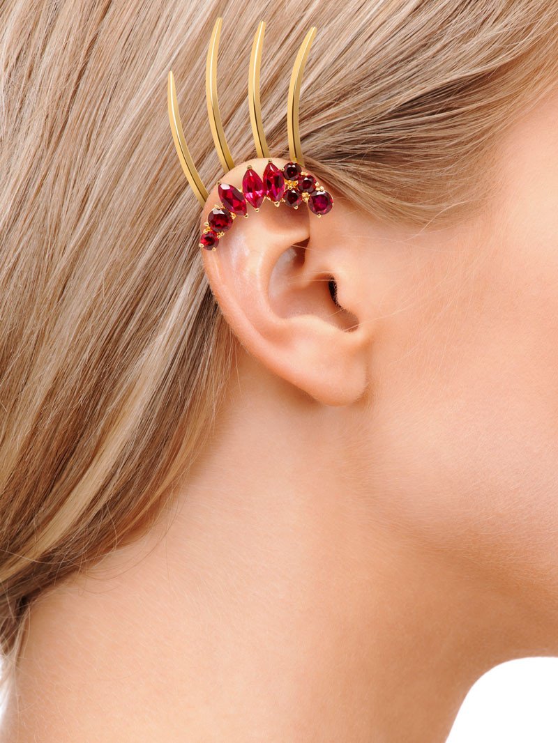 Isadora Spiked Ear Cuff Shine & Starfire